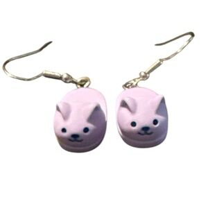 3/$20 Cute Purple Cat Earrings “you pick 3”